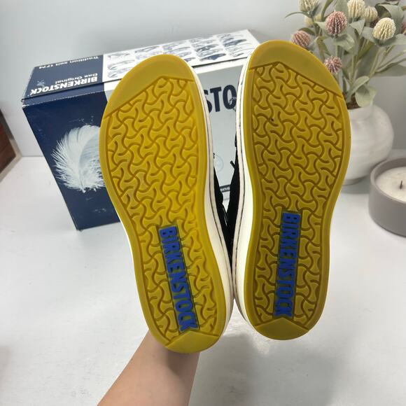 Birkenstock Pasadena Suede Moc Toe Shoe Nubuk Black Women 6/Men 4 EU 37 NWB - Picture 8 of 10